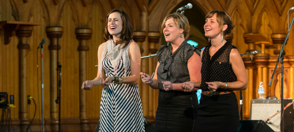 The Good Lovelies at the Indian River Festival on 08/12/13 (photo credit: Darrell Theriault)